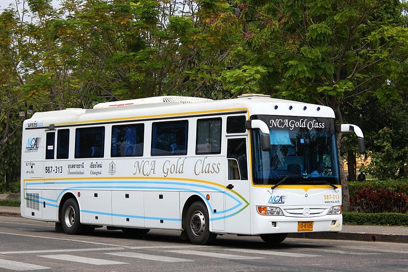 NCA bus in Ubon Ratchathani
