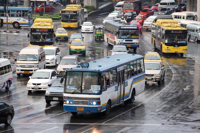 Old bus in Bangkok