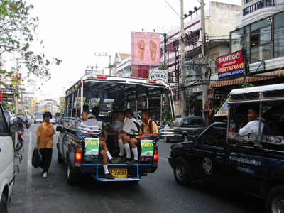 Baht bus in Pattaya