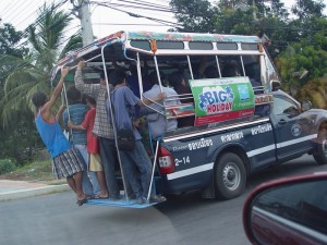 Baht bus in Thailand
