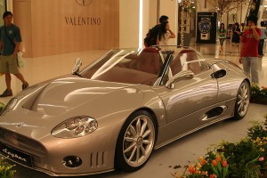 Luxury car at Siam Paragon, Bangkok