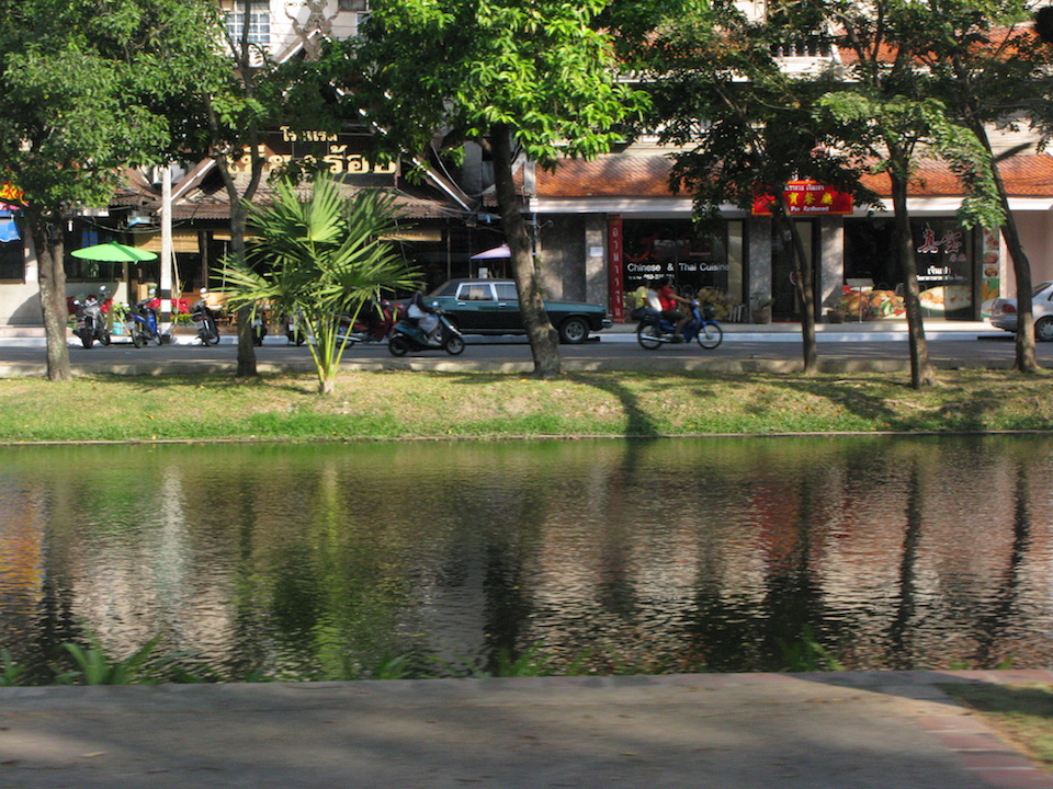 A street in Chiang Mai City