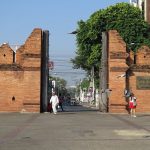 The eastern gate of Chiang Mai in the walled city center