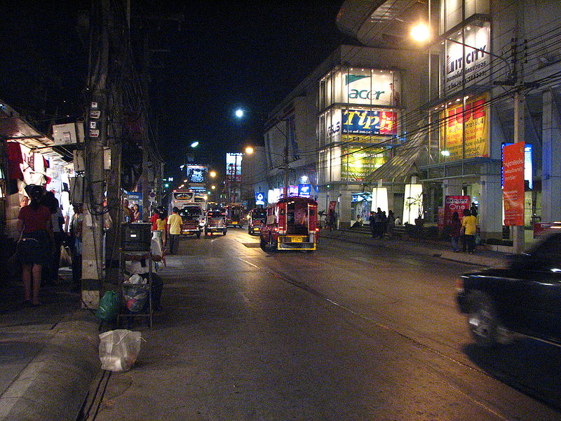 Chiang Mai Night Bazaar on Chang Khlan Road