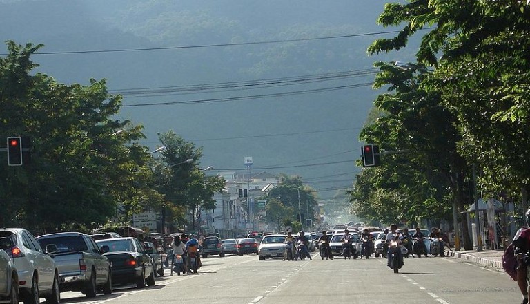 Traffic in Chiang Mai