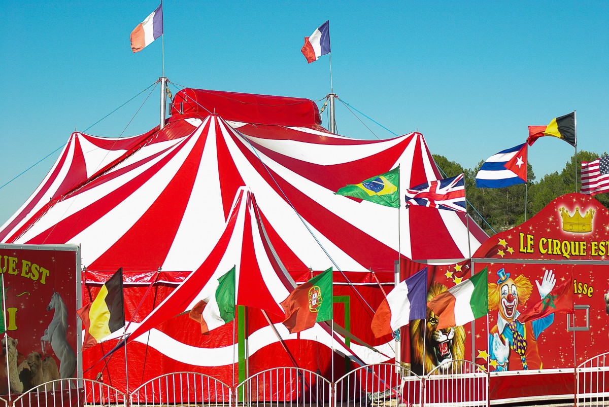 A circus tent