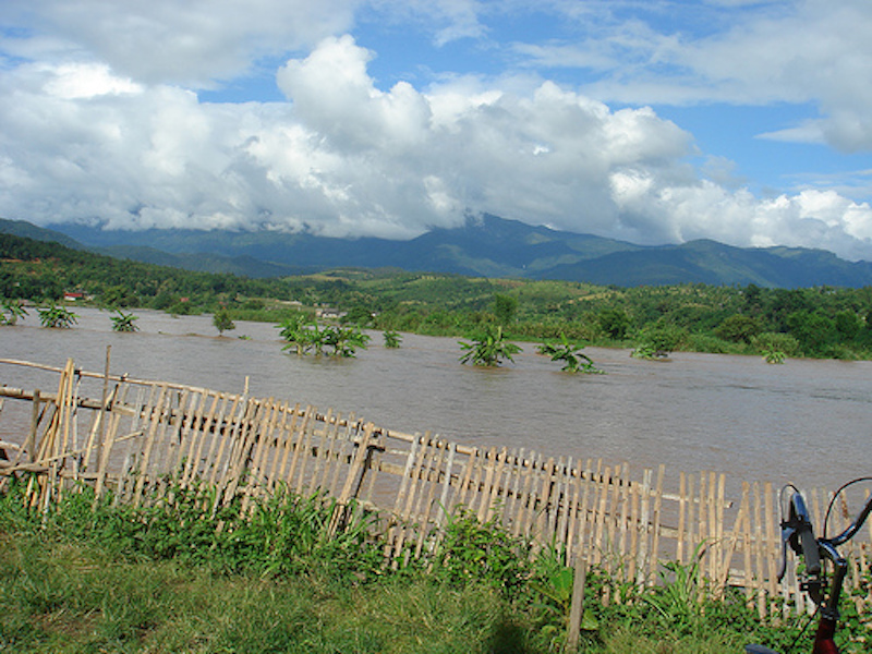 Floods in Thailand.