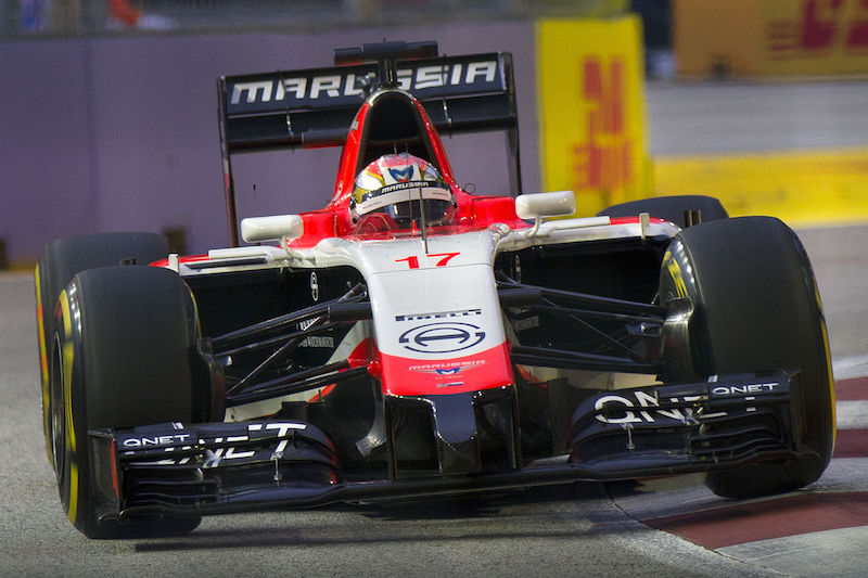Jules Bianchi with the Marussia MR03
