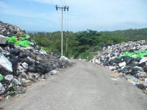 Mountains of trash in Koh Tao