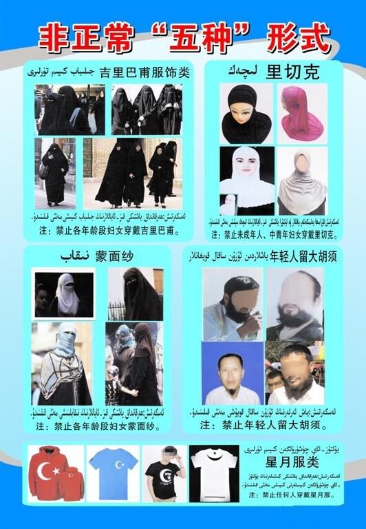Hijab banned in China's Public Transport . Photo: uponsnow (Twitter)