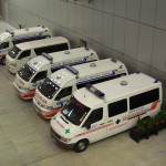 Ambulances at Suvarnabhumi International Airport