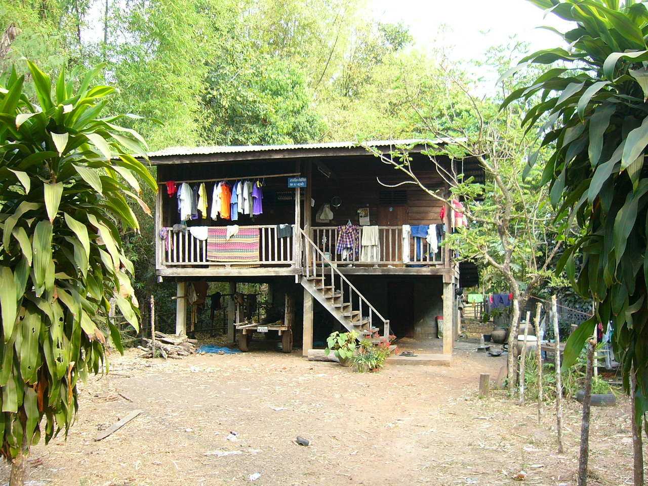 Isan style house in Nakoon Yai