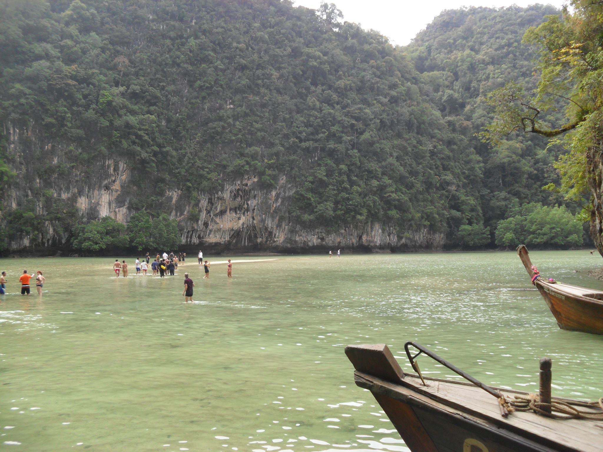 Longtail boats in Phi Phi