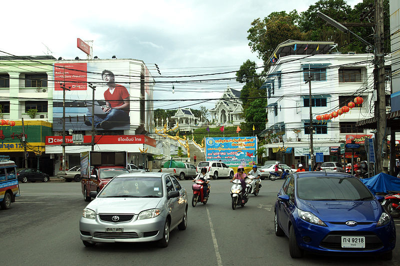 Road in Krabi town