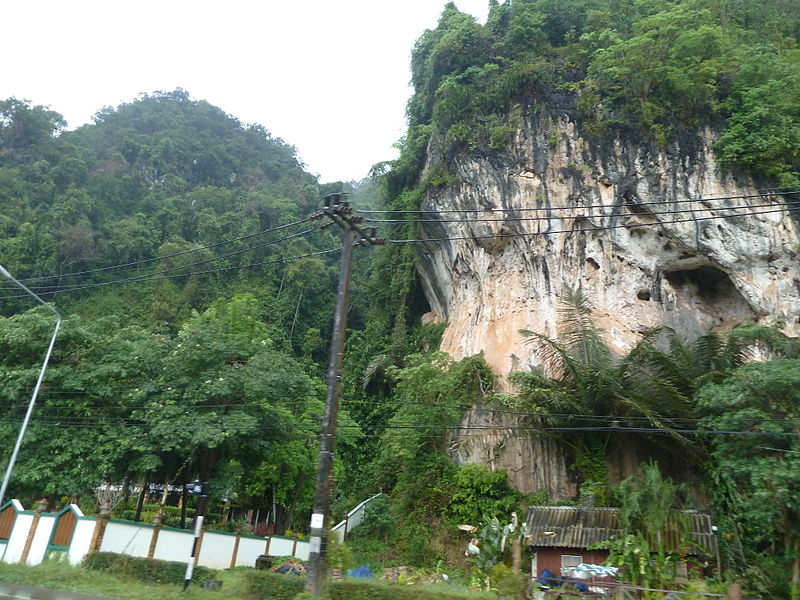 Cliff in Krabi province, Southern Thailand