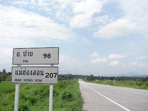 Road from Pai to Mae Hong Son