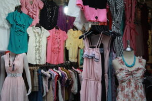 Clothes stalls in Bangkok