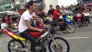 Biking Group in Pattaya Raises Safety Concerns After Performing Stunts on Road