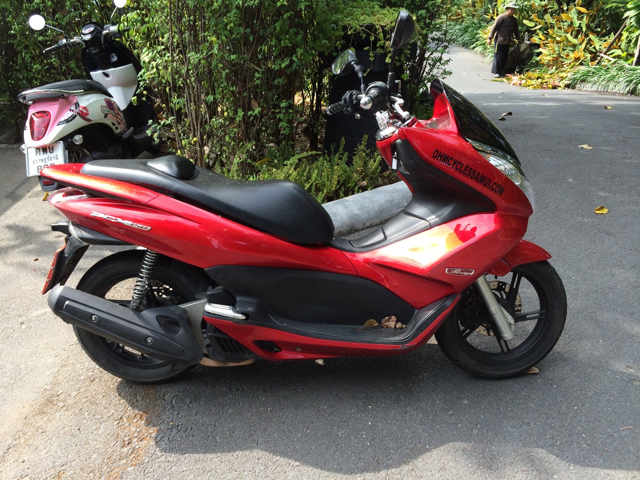 Motorcycle and scooter in Thailand.