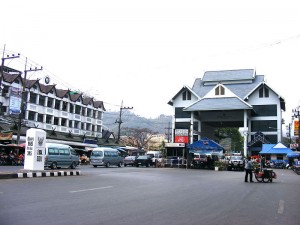 Mae Sai in Chiang Rai is a major border crossing between Thailand and Myanmar