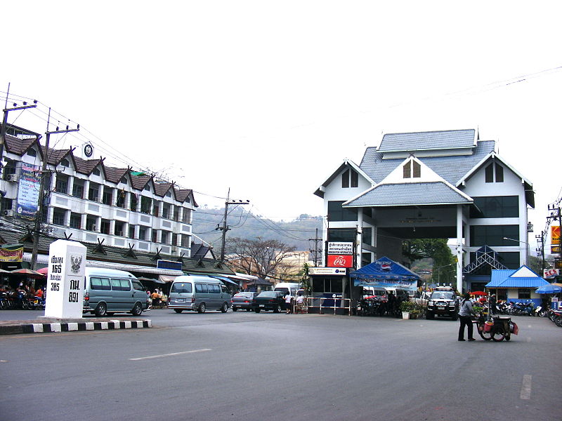 Mae Sai in Chiang Rai is a major border crossing between Thailand and Myanmar
