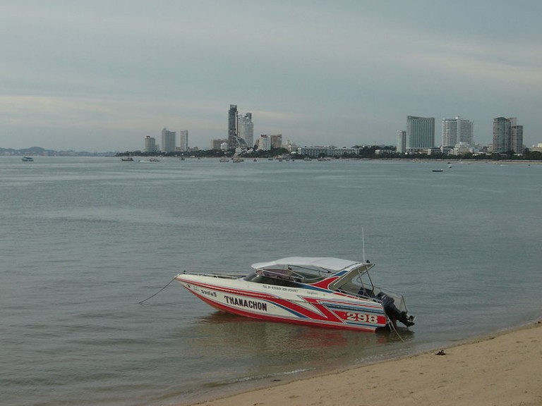Speedboat at Pattaya Beach
