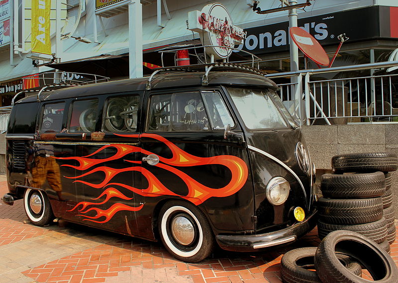 VW microbus in Pattaya