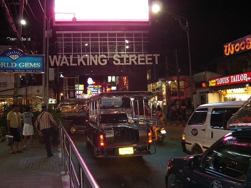 Cars on Walking Street, Pattaya