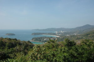 View of Phuket from Kamala hill.