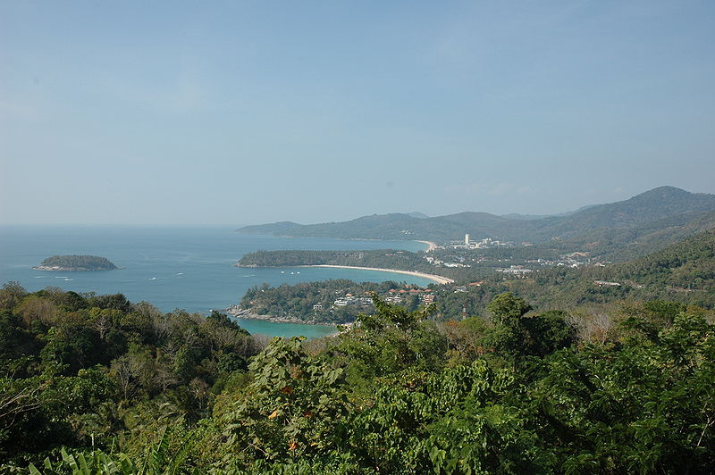 View of Phuket from a hill