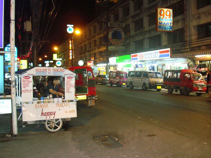 Patak Road in Karon, Phuket