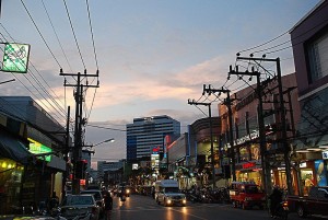 Phuket Town at dusk