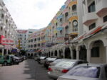 Street and condominiums in Phuket Town