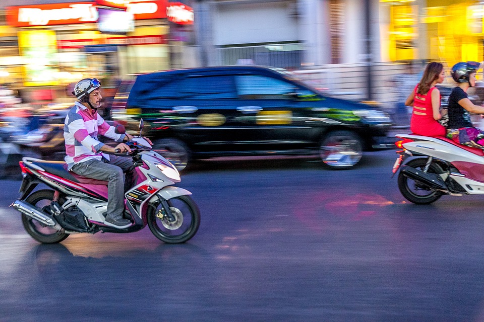 Motorcycles in Phuket, Thailand