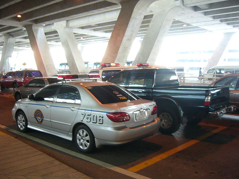 Royal Thai Police Toyota Corolla Altis at Suvarnabhumi International Airport