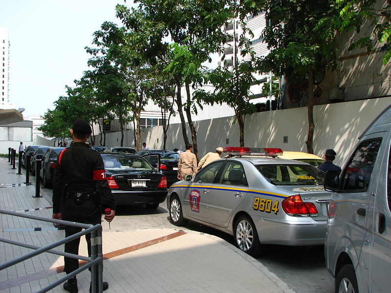 Thailand Police Highway Patrol car