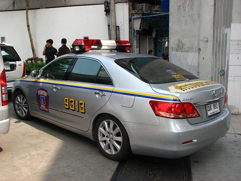 Police Highway Patrol Toyota Camry VVTi in Thailand