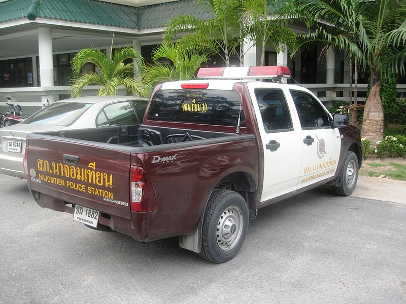 Police car in Jomtien, Pattaya