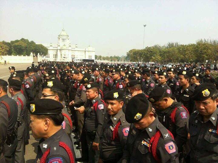 Royal Thai Police parade