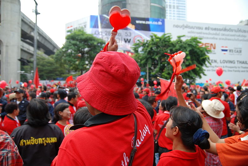 Red-shirt demonstration in Thailand