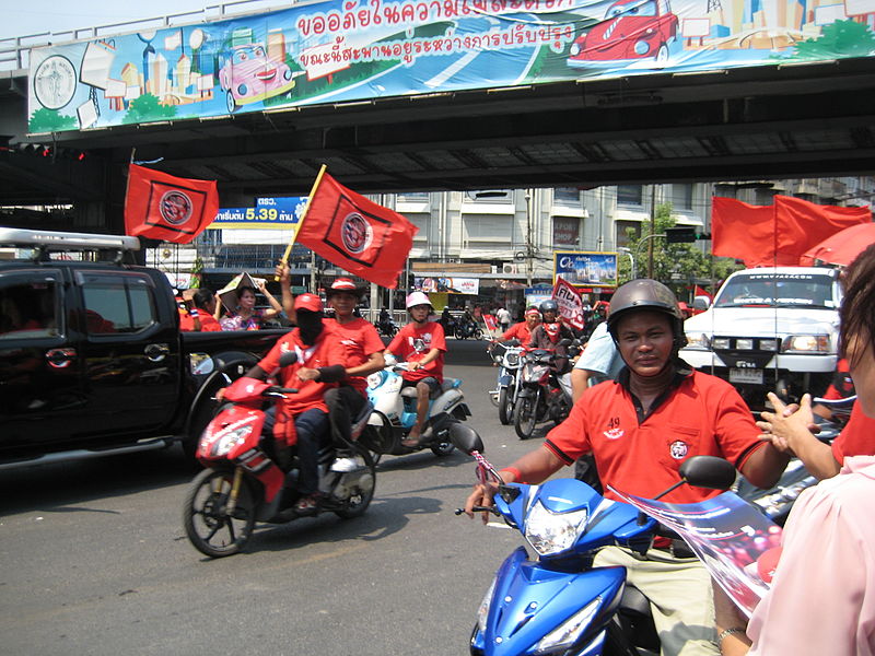 Red shirt motorcade