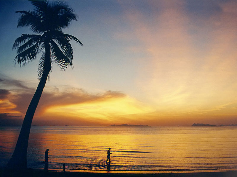 Sunset on Lipa Noi Beach