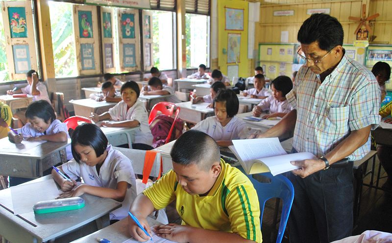 Students at Pa Khanun Charoen Witthaya School