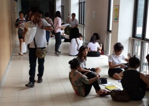 Inside Ramkhamhaeng University in Bangkok