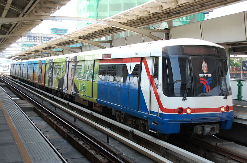 BTS skytrain in Bangkok