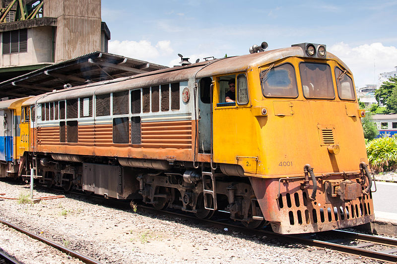 State Railways of Thailand locomotive 4001 at Hua Lamphong station