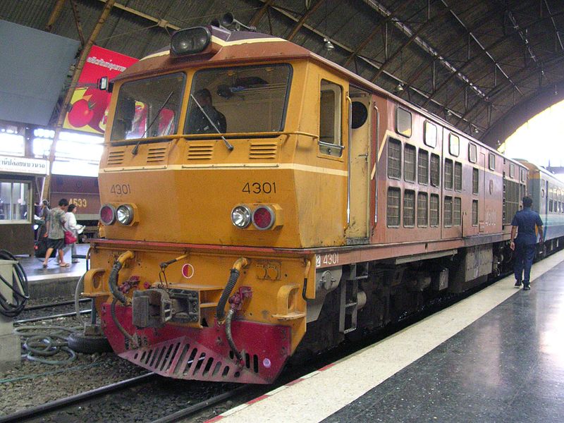 State Railway of Thailand's Alsthom ALD 4301 diesel electric locomotive