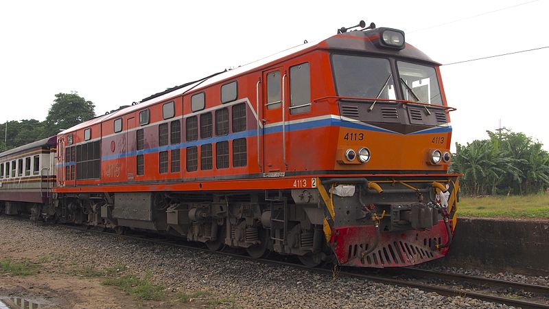 Locomotive at Aranyaprathet Railway Station