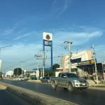 PTT gas station in Ban Rusamilae