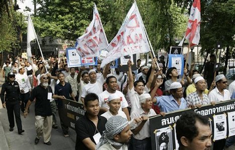 Muslim protests in Southern Thailand
